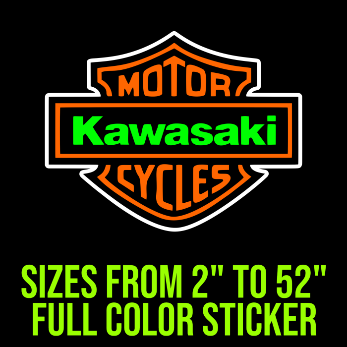 Custom Full Color Vinyl Decal - Up to 52 inches