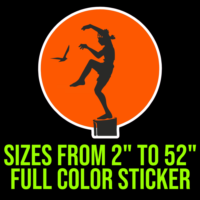 Cobra Kai Full Color Vinyl Decal - Custom Size - Up to 52 inches