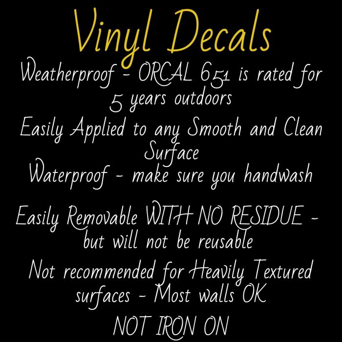 Custom Vinyl Decal - Up to 24 inches - Image 2