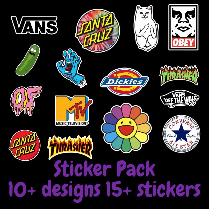 Skater Sticker Pack