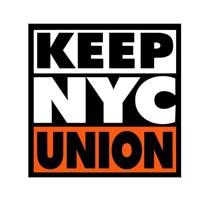 KEEP NYC UNION Full Color Vinyl Decal- Custom Size - Up to 52 inches