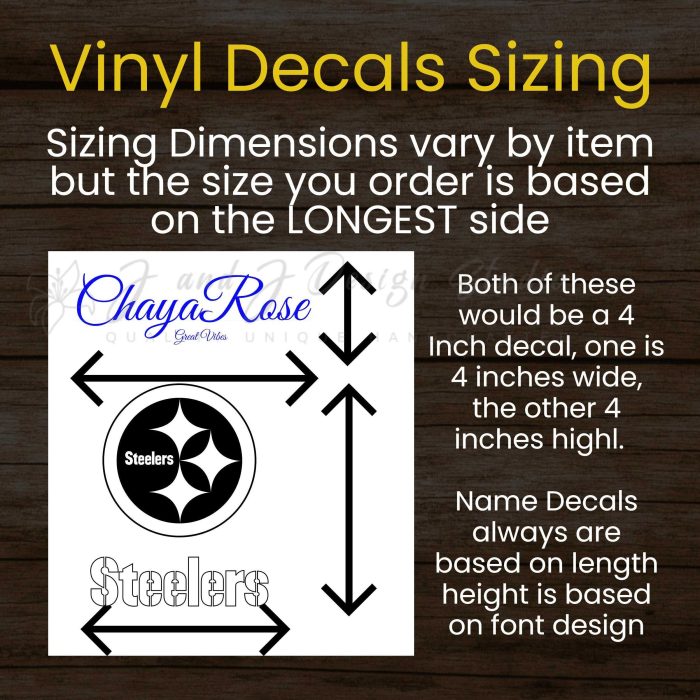Custom Name Vinyl Decal - Up to 24 inches - Image 6