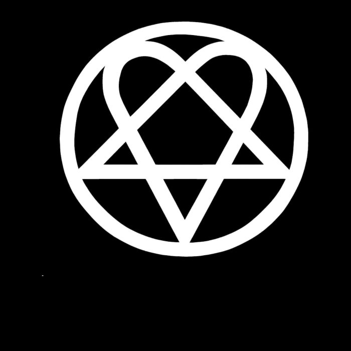 Heartagram Vinyl Decal - Up to 24 inches - Image 8