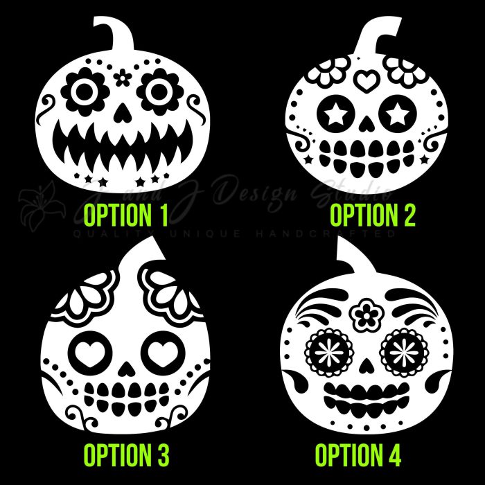 Pumpkins Vinyl Decal- Custom Size - Up to 24 inches - Image 9