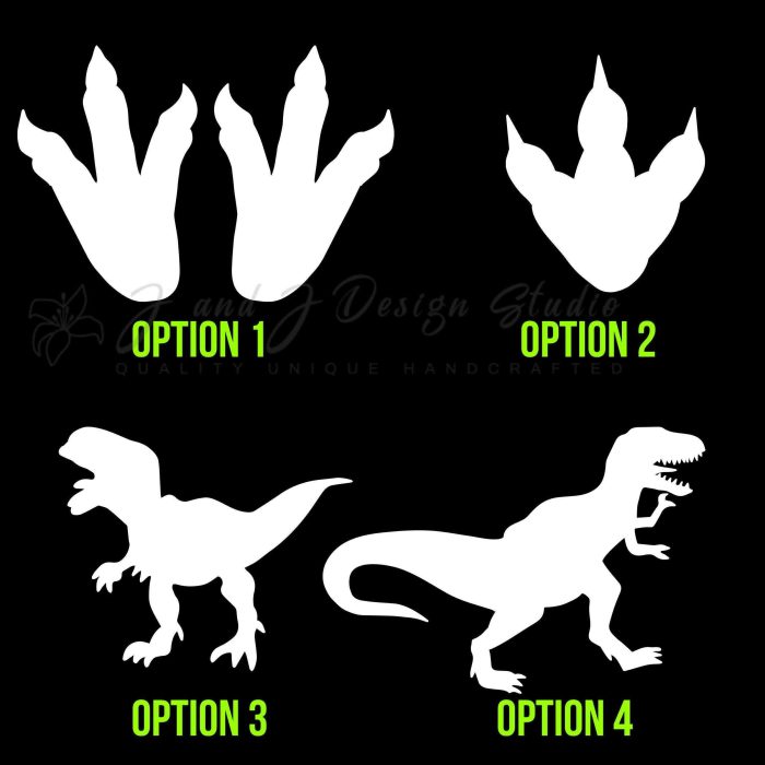 Dinosaurs Vinyl Decal- Custom Size - Up to 24 inches - Image 8