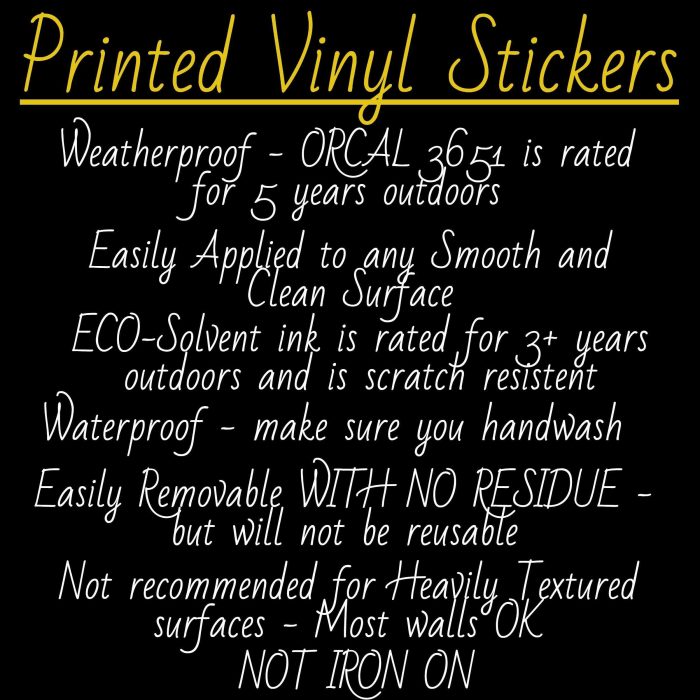 Piedmont Full Color Vinyl Decal - Custom Size - Up to 52 inches - Image 6