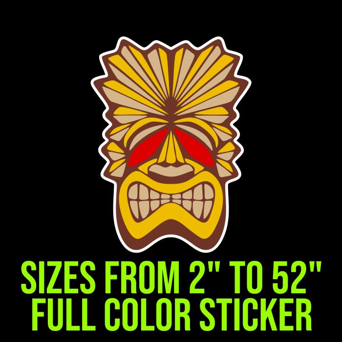 Custom Full Color Vinyl Decal - Custom Size - Up to 52 inches