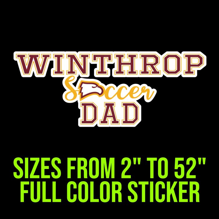 Custom Full Color Vinyl Decal - Custom Size - Up to 52 inches