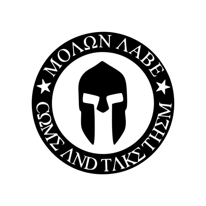 Molon Labe - Vinyl Decal - Up to 24 inches