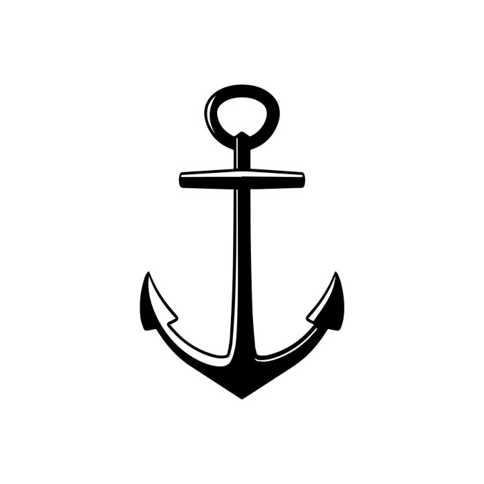 Anchor - Vinyl Decal - Up to 24 inches