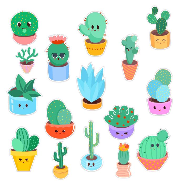 Cactus Sticker Pack